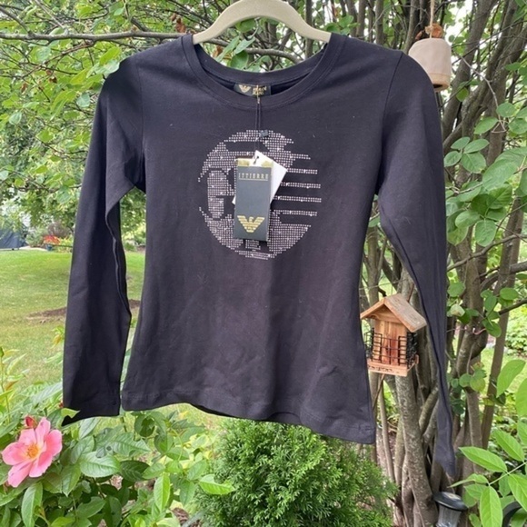 Black Shirt with Embellishments. - Picture 11 of 11